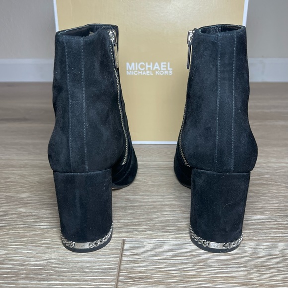 Michael Kors Sabrina Bootie Black Suede Women's Size 8M - Picture 5 of 10